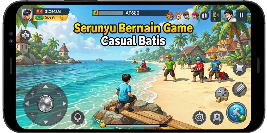 Screenshot AP686 menampilkan gameplay seru dan penuh warna.