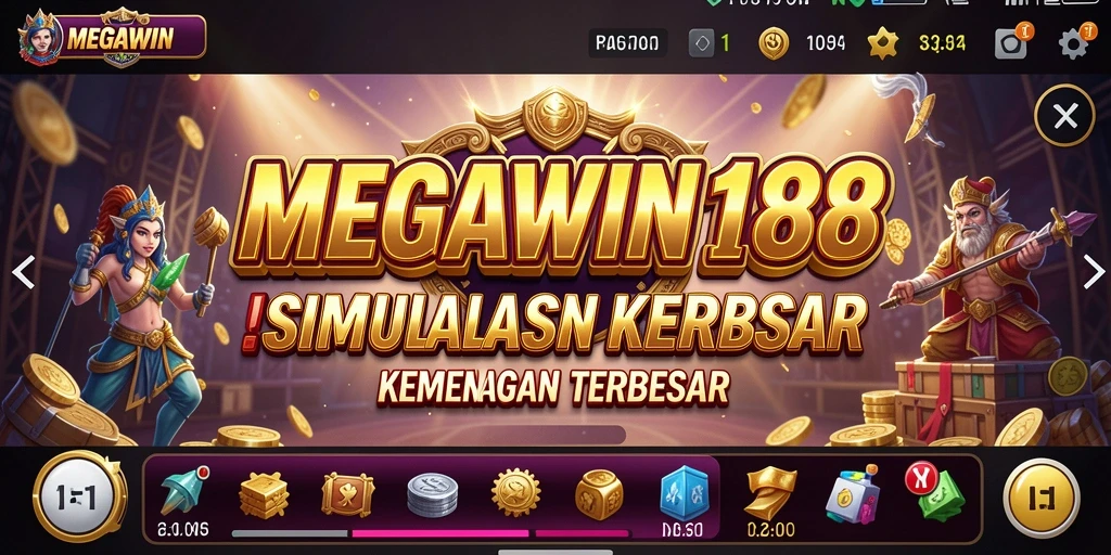 Tampilan gameplay menarik dari MEGAWIN188 dengan aksi seru dan visual memukau.