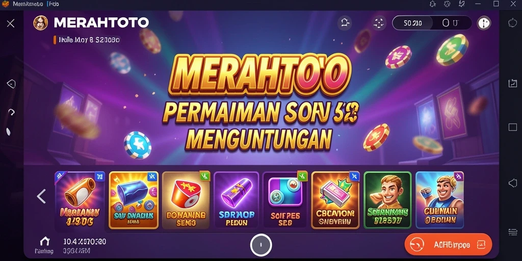 Tampilan gameplay slot yang menghibur dan penuh warna.