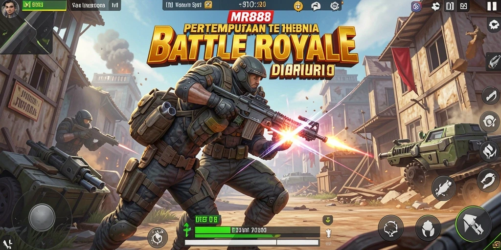 Gameplay seru di MR888 dengan pertempuran intens.