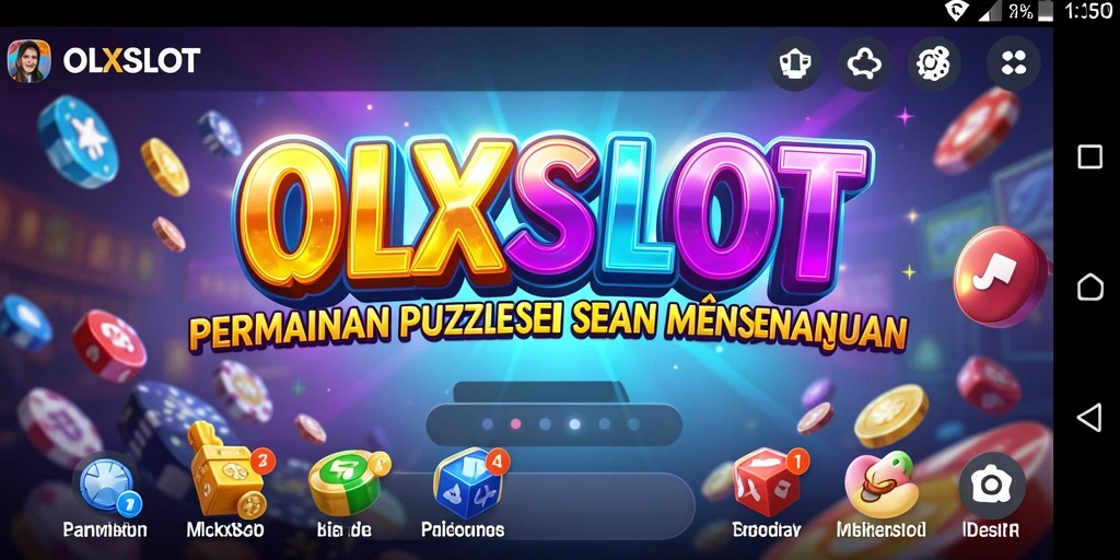 Tangkapan layar permainan OLXSLOT dengan gameplay puzzle yang menarik.