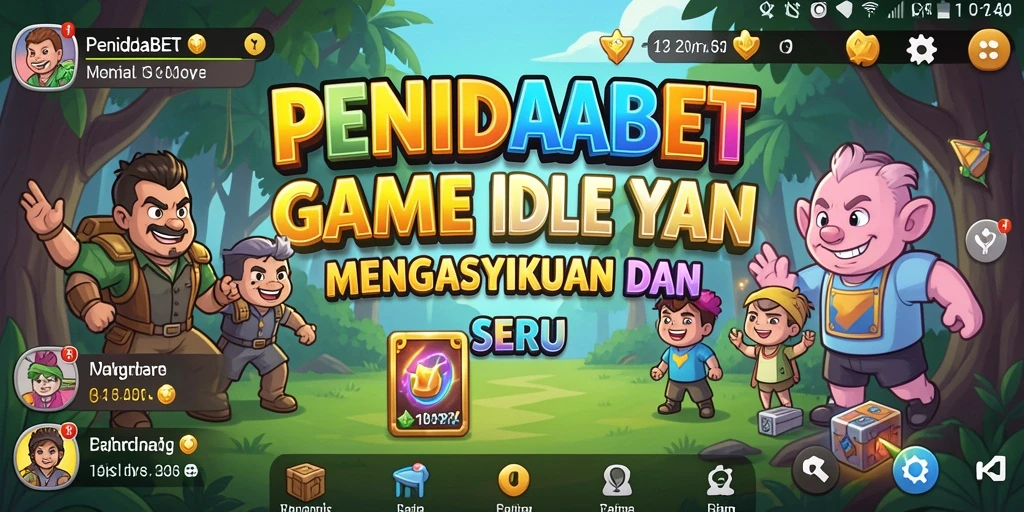 Screenshot utama PENIDABET menampilkan gameplay Idle yang menarik.