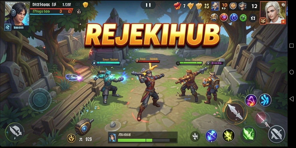 Tampilan gameplay menarik dari REJEKIHUB dengan strategi yang kompleks.