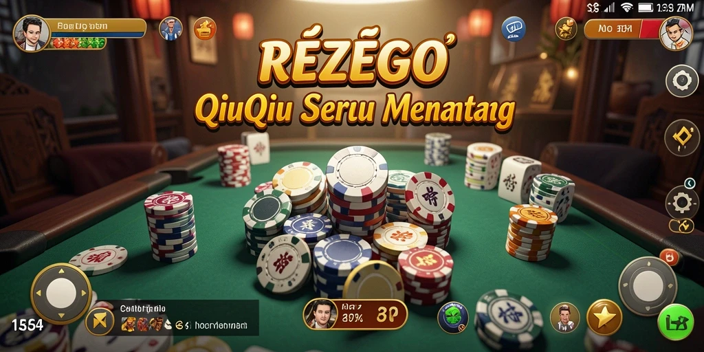 Tampilan gameplay seru QiuQiu di REZEGO.