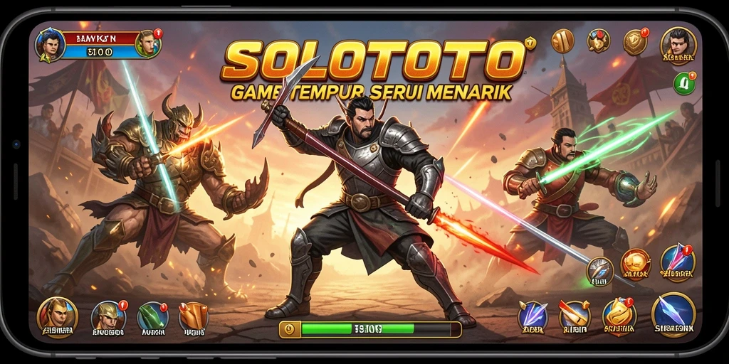 Tampilan gameplay seru dalam permainan TPS SOLOTOTO