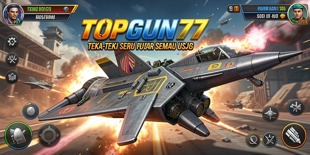 Screenshot utama TOPGUN77 menampilkan gameplay Puzzle yang menarik dan penuh warna.