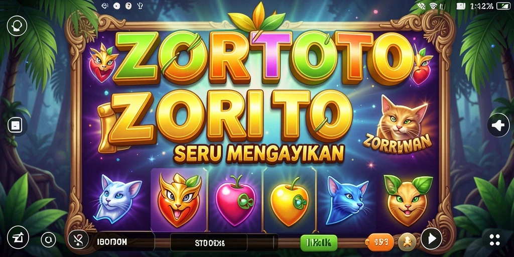 Tampilan gameplay ZORTOTO yang penuh warna dan menarik.